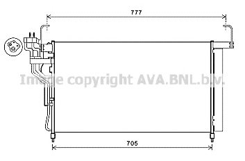 PRASCO HY5347 Condenser, air conditioning